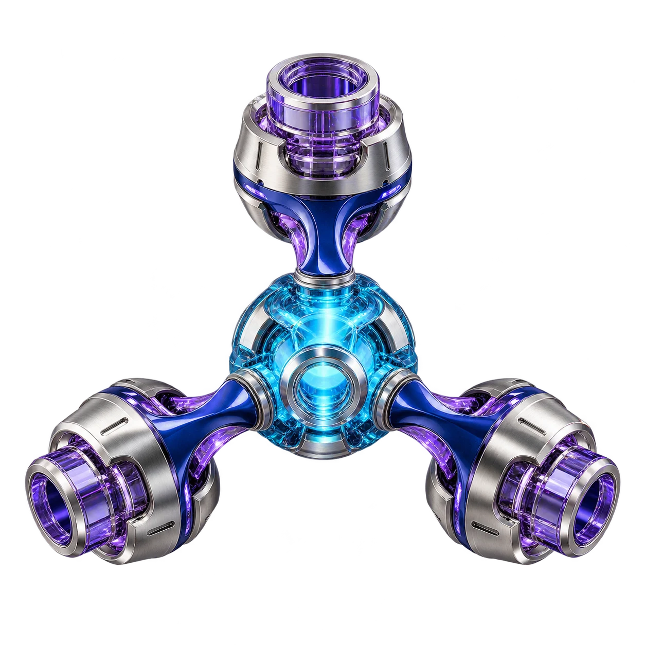 Custom connectors joined by a central coupler